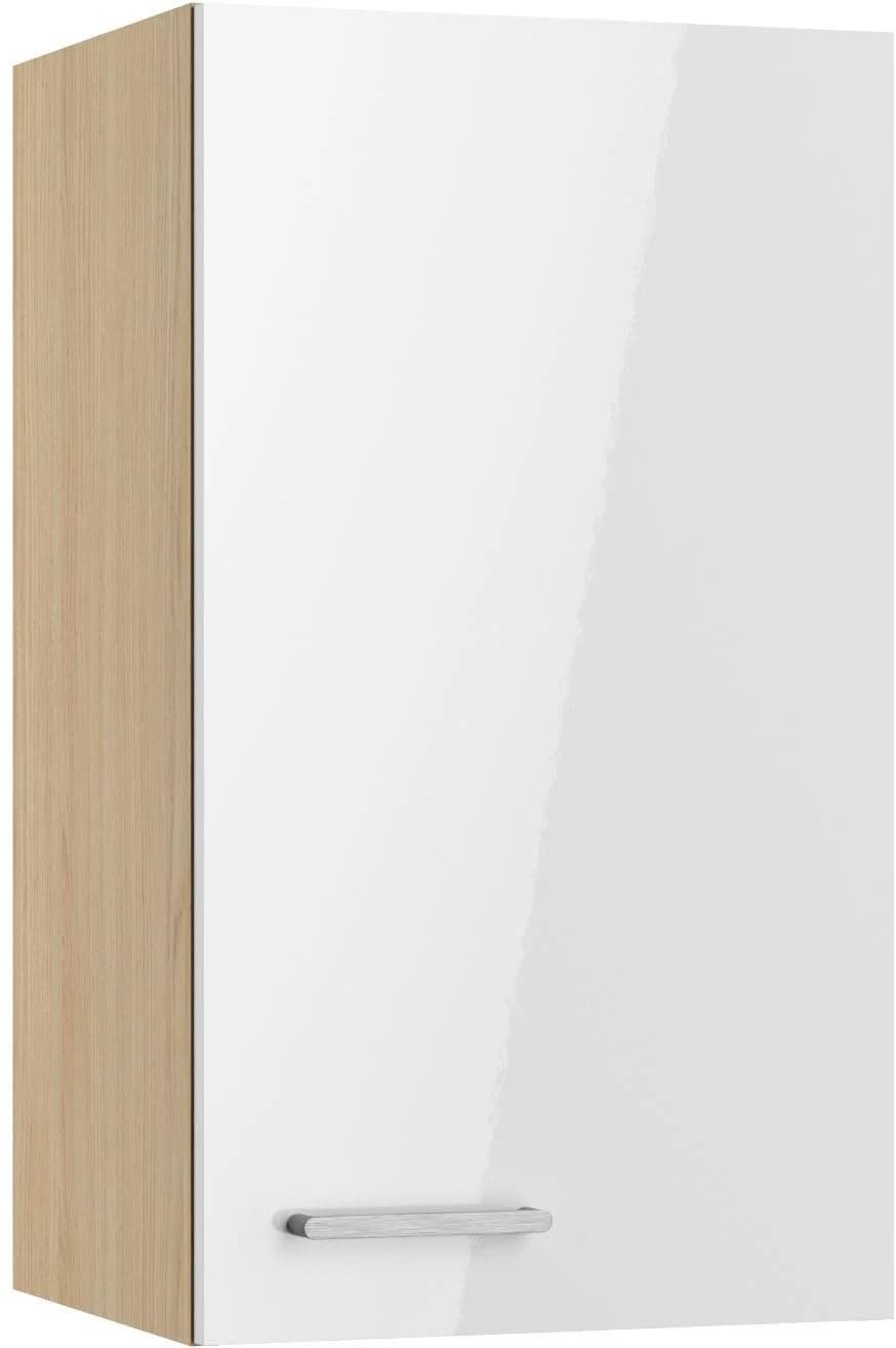 Hängeschrank OPTIFIT "KS-Lucy" Weiß Glanz Soft-Close