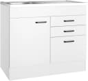 Spülenschrank OPTIFIT OPTImulti Weiß Unterschrank Bild 2
