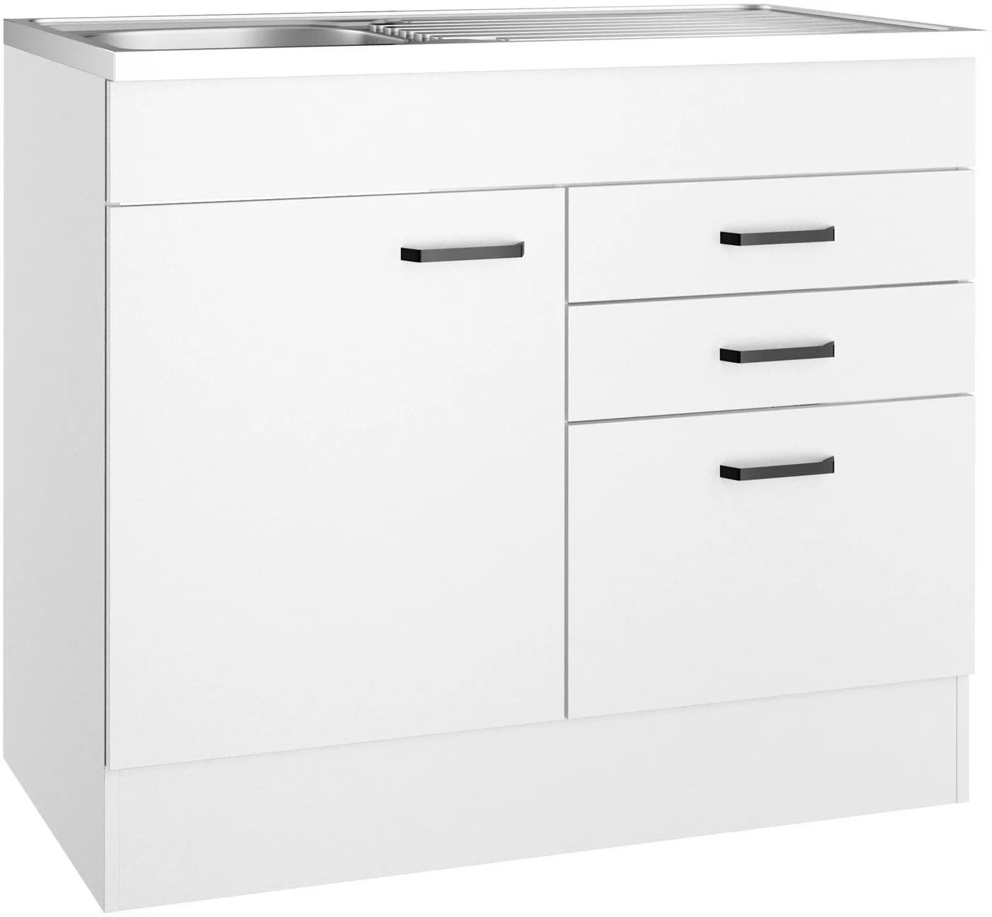 Spülenschrank OPTIFIT OPTImulti Weiß Unterschrank - Bild 2