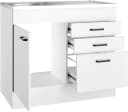 Spülenschrank OPTIFIT OPTImulti Weiß Unterschrank Bild 3