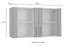 Hängeschrank OPTIFIT OPTImulti Anthrazit Matt Bügelgriff Bild 4