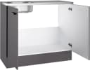 Spülenschrank OPTIFIT OPTImulti Anthrazit Matt Bügelgriff Bild 3