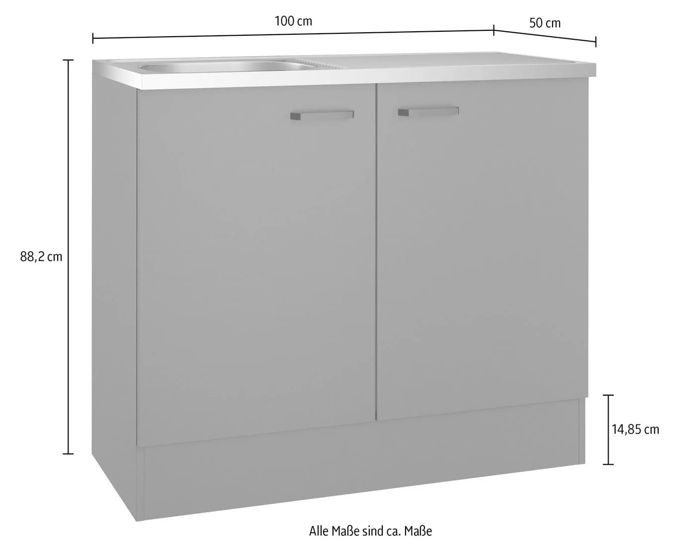 Spülenschrank OPTIFIT OPTImulti Anthrazit Matt Bügelgriff - Bild 4