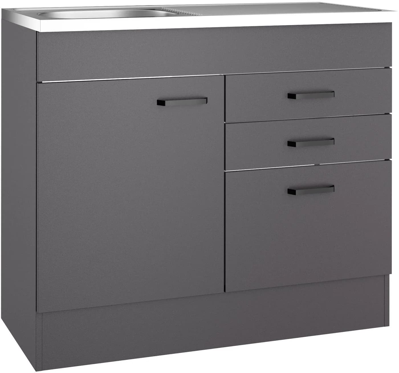 Spülenschrank OPTIFIT OPTImulti Anthrazit Matt - Bild 2