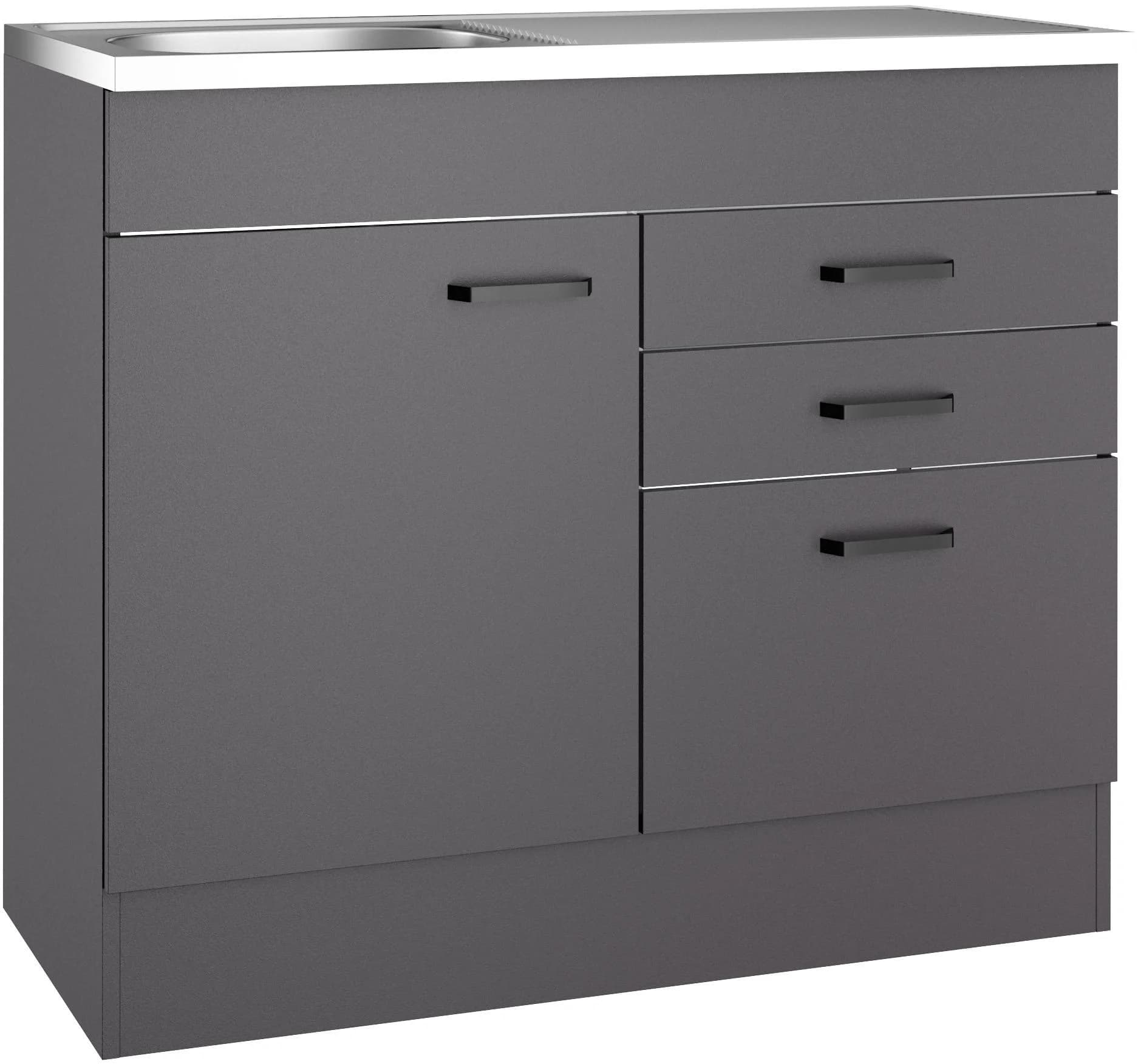Spülenschrank OPTIFIT OPTImulti Anthrazit Matt - Bild 5
