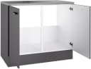 Spülenschrank OPTIFIT OPTImulti Anthrazit Matt Bügelgriff Bild 3
