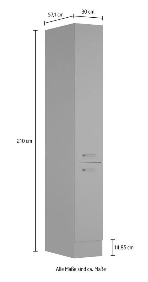 Apothekerschrank OPTIFIT "OPTImulti" Anthrazit Matt - Bild 2