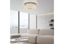 JUST LIGHT LED Deckenleuchte KULUNKA Chrom Dimmbar Kristalleffekt Bild 1