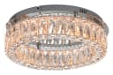 JUST LIGHT LED Deckenleuchte KULUNKA Chrom Dimmbar Kristalleffekt Bild 3