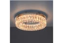 JUST LIGHT LED Deckenleuchte KULUNKA Chrom Dimmbar Kristalleffekt Bild 5