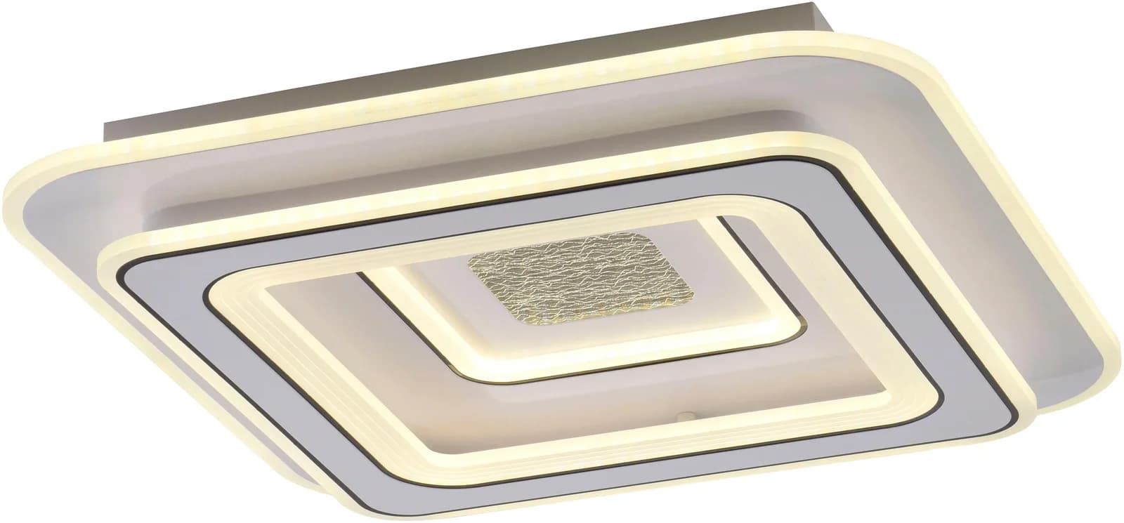 JUST LIGHT Deckenleuchte TOLAGO Weiß LED Dimmbar Fernbedienung