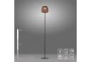 Just Light LED-Akku-Stehlampe Askia Rattan IP54 Touchdim Bild 3