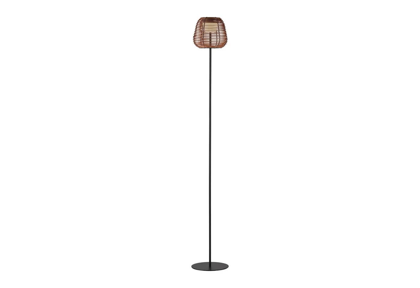 Just Light LED-Akku-Stehlampe Askia Rattan IP54 Touchdim - Bild 5
