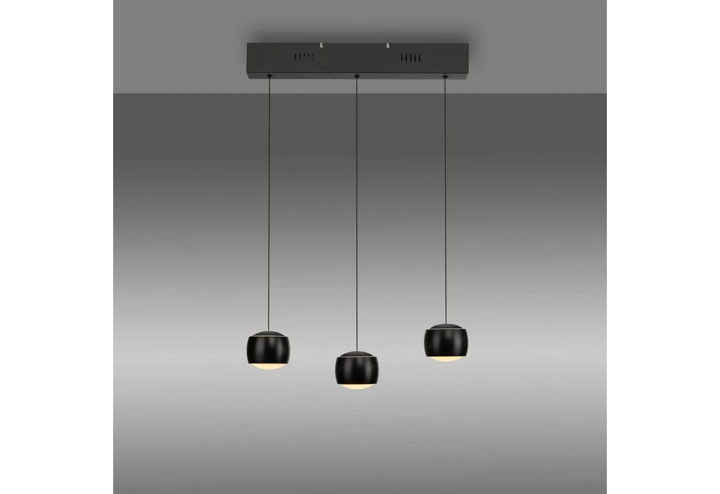 JUST LIGHT Pendelleuchte BALLINI Schwarz LED dimmbar Switchmo - Bild 3