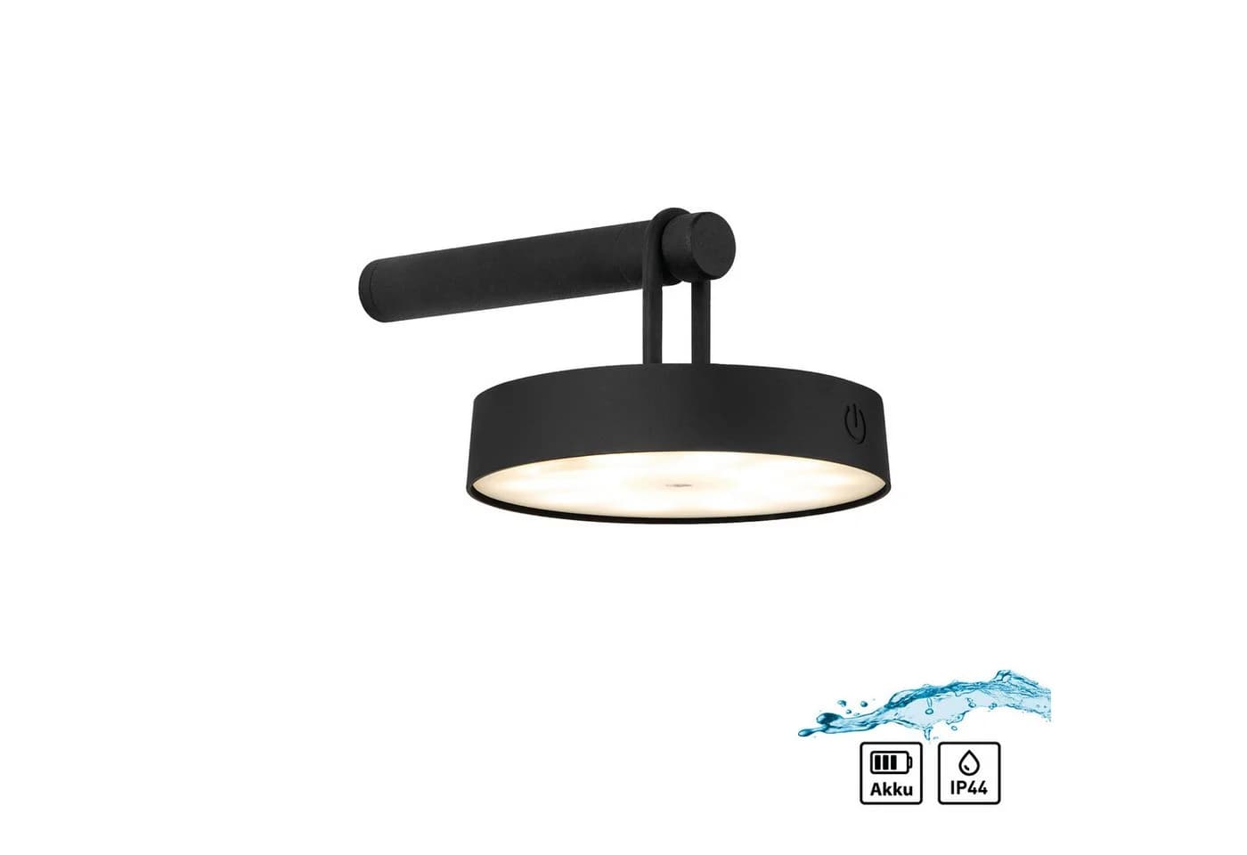 JUST LIGHT Wandleuchte ARMA Schwarz LED Akku mit Touchdimmer - Bild 2