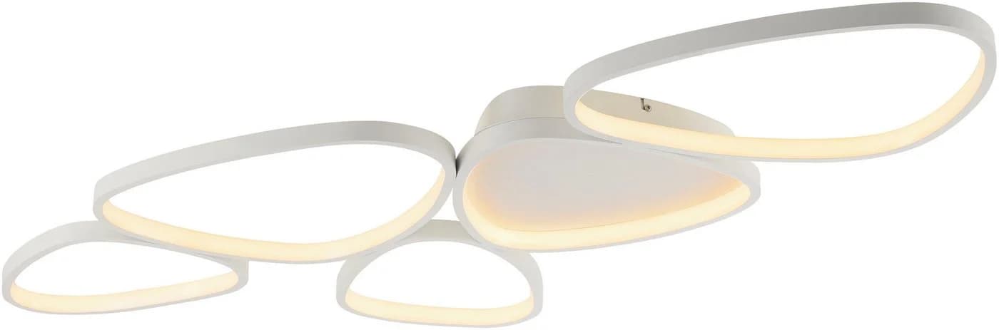 JUST LIGHT Deckenleuchte PEBBLES Weiß LED Dimmbar Switchmo - Bild 2