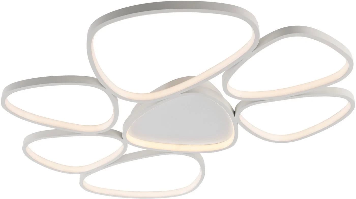 JUST LIGHT Deckenleuchte PEBBLES Weiß LED Dimmbar Switchmo Memory - Bild 2