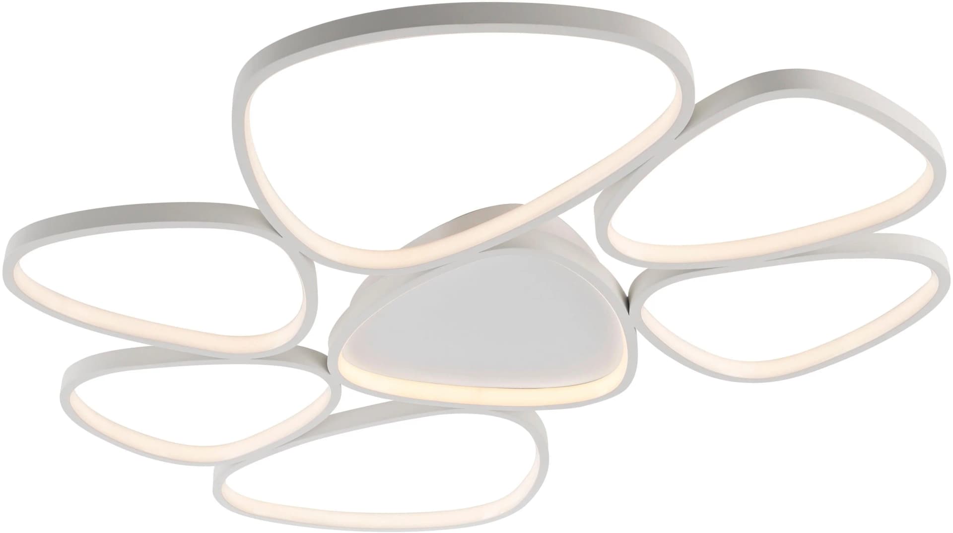 JUST LIGHT Deckenleuchte PEBBLES Weiß LED Dimmbar Switchmo Memory - Bild 5