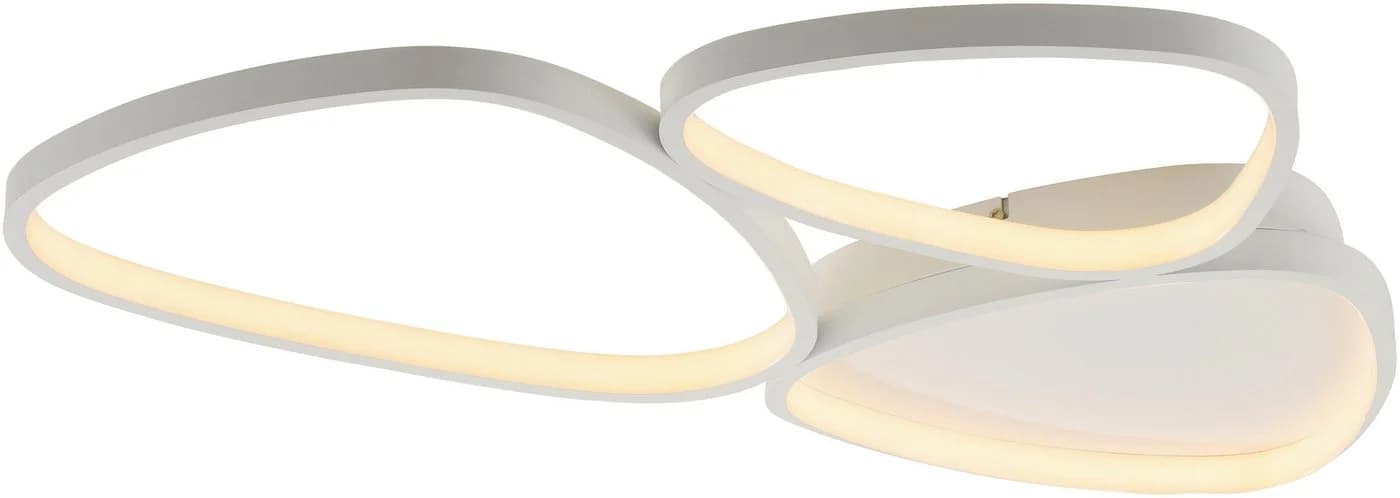 JUST LIGHT Deckenleuchte PEBBLES Weiß LED Dimmbar Switchmo Memory - Bild 2