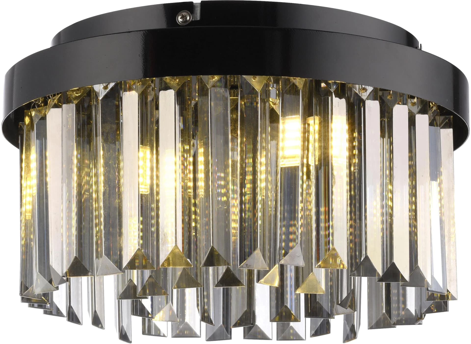 JUST LIGHT Deckenlampe Kulunka Kristallglas Schwarz - Bild 5