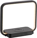 JUST LIGHT Tischleuchte OMARI Schwarz LED Touchdimmer Kabelloses Laden Bild 2