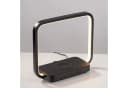 JUST LIGHT Tischleuchte OMARI Schwarz LED Touchdimmer Kabelloses Laden Bild 3