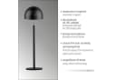 OTTO home Akku Tischlampe Garrin Schwarz Dimmbar IP54 Bild 4