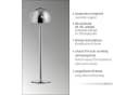 OTTO HOME Akku Tischlampe Garrin mit Flaschenaufsatz Grau Chrom Bild 4