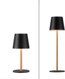 JUST LIGHT LED Tischleuchte EURIA 2er Set Schwarz Gold Bild 2