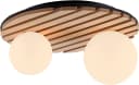 OTTO HOME Deckenleuchte Evinnia Braun Weiß Holz Glas Bild 3