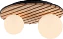 OTTO HOME Deckenleuchte Evinnia Braun Weiß Holz Glas Bild 4