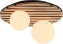 OTTO HOME Deckenleuchte Evinnia Braun Weiß Holz Glas Bild 5