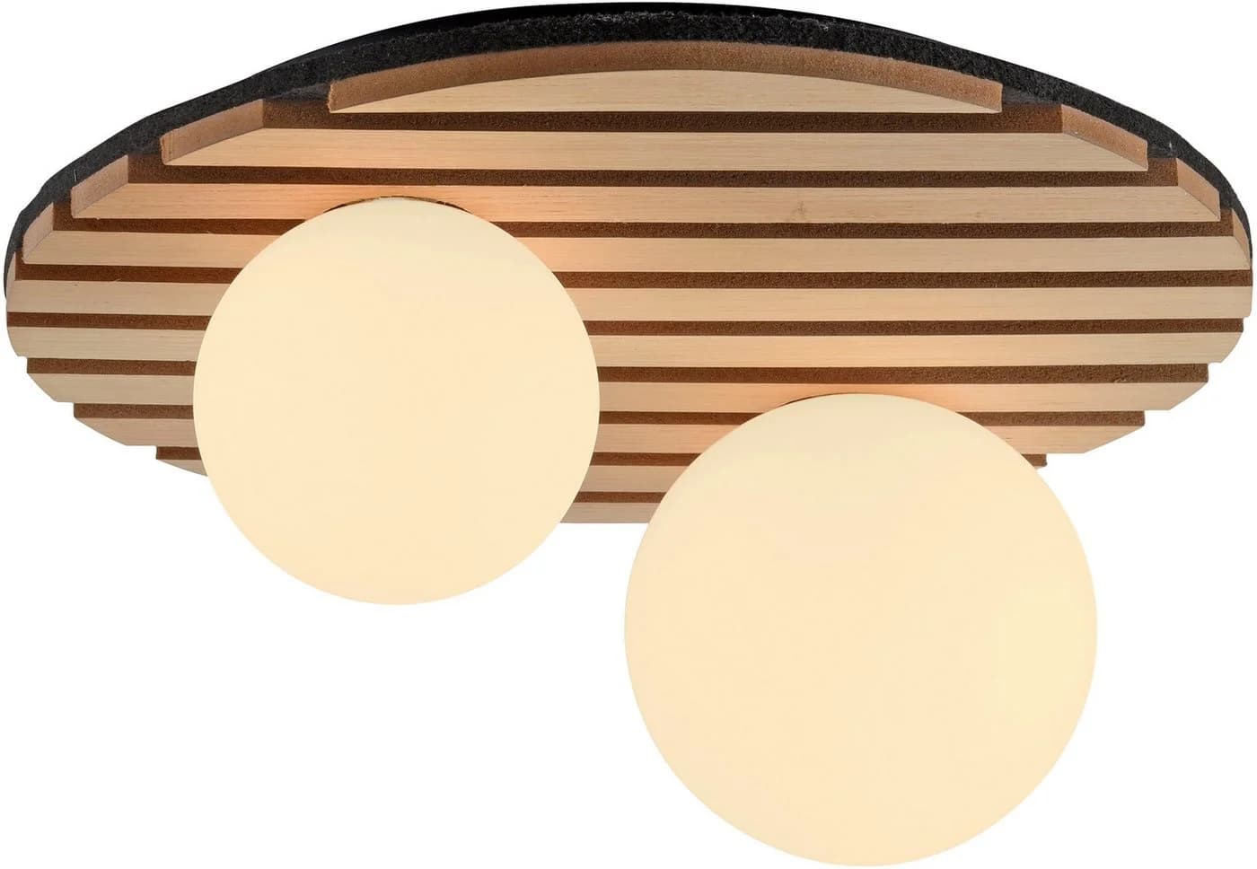 OTTO HOME Deckenleuchte Evinnia Braun Weiß Holz Glas - Bild 5