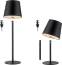 JUST LIGHT LED Tischleuchte BOTERIA Schwarz Akku Betrieben Bild 3
