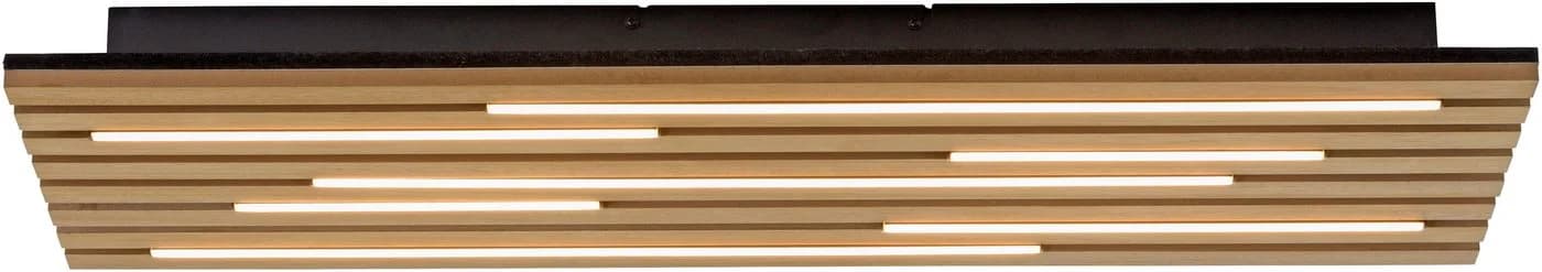 JUST LIGHT LED Deckenleuchte AKUSTIK Holz Natur - Bild 4