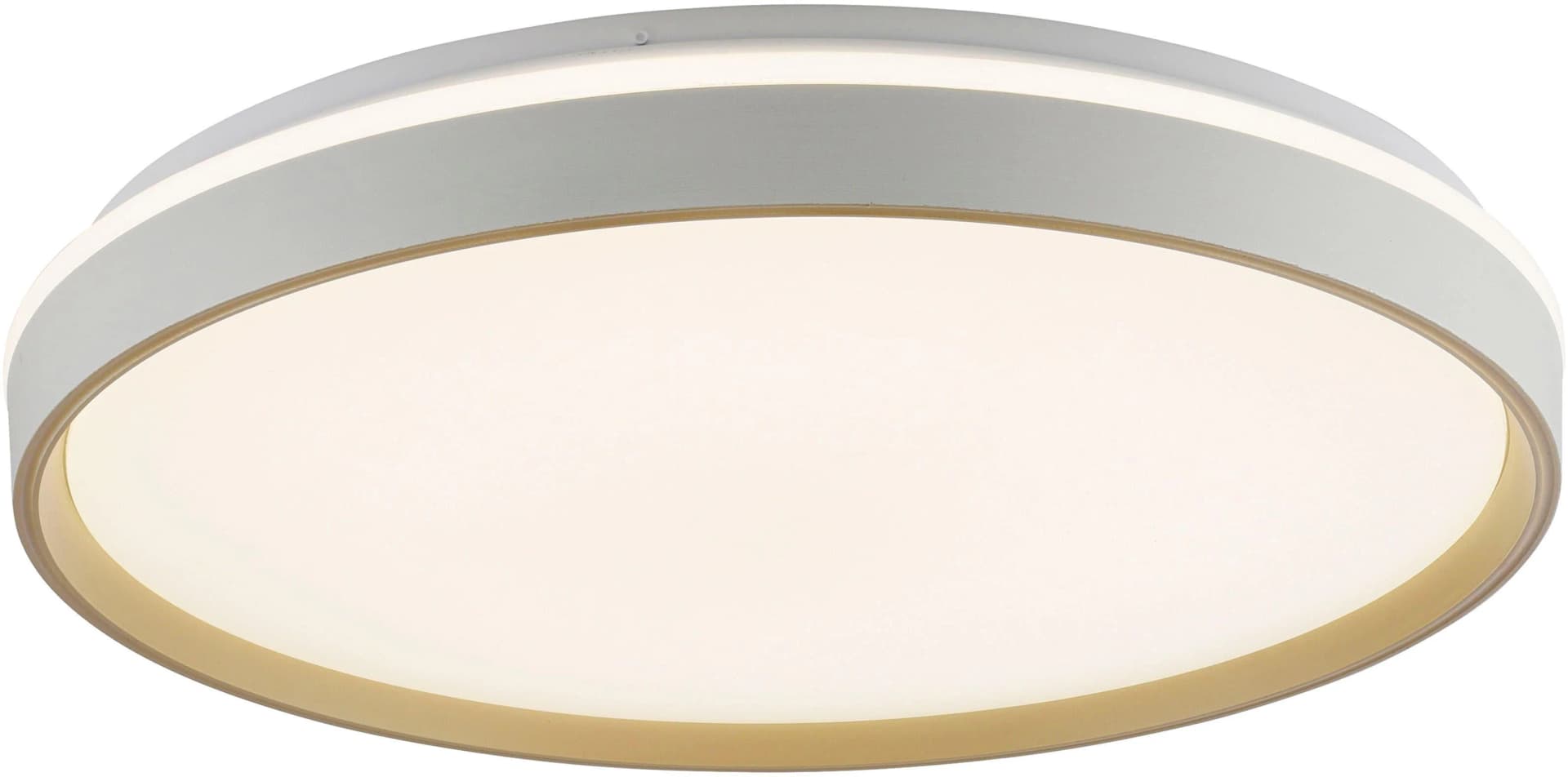 JUST LIGHT LED Deckenleuchte MIO Sand Farbtemperatursteuerung Infrarot-Fernbedienung