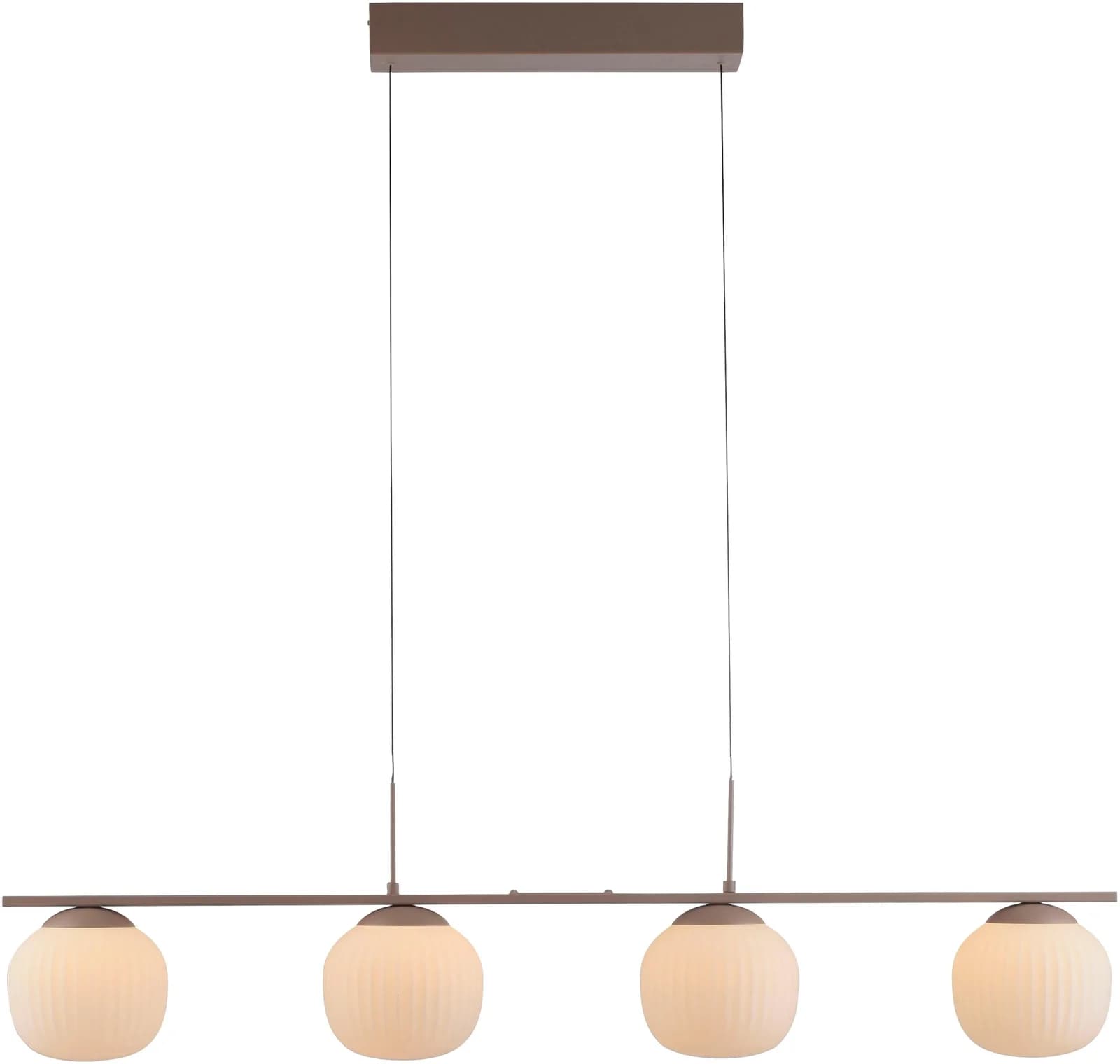 JUST LIGHT LED Deckenleuchte NAMI Sand Dimmbar