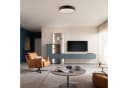 LED Deckenleuchte TAVOLI Schwarz Dimmbar CCT Fernbedienung Bild 1