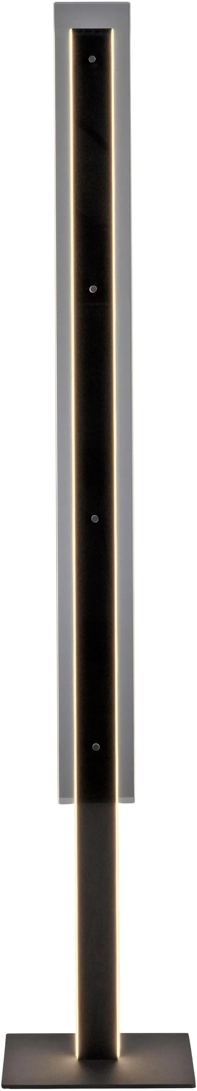 SCHÖNER WOHNEN LED-Stehlampe Lena Eisen Schwarz Dimmer