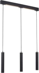 LED Pendelleuchte DANTE Schwarz 3-Flammig Bild 3