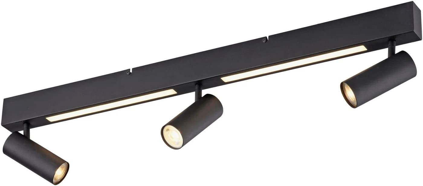 LED Deckenleuchte DANTE schwarz 3 Spots Schöner Wohnen Kollektion - Bild 3