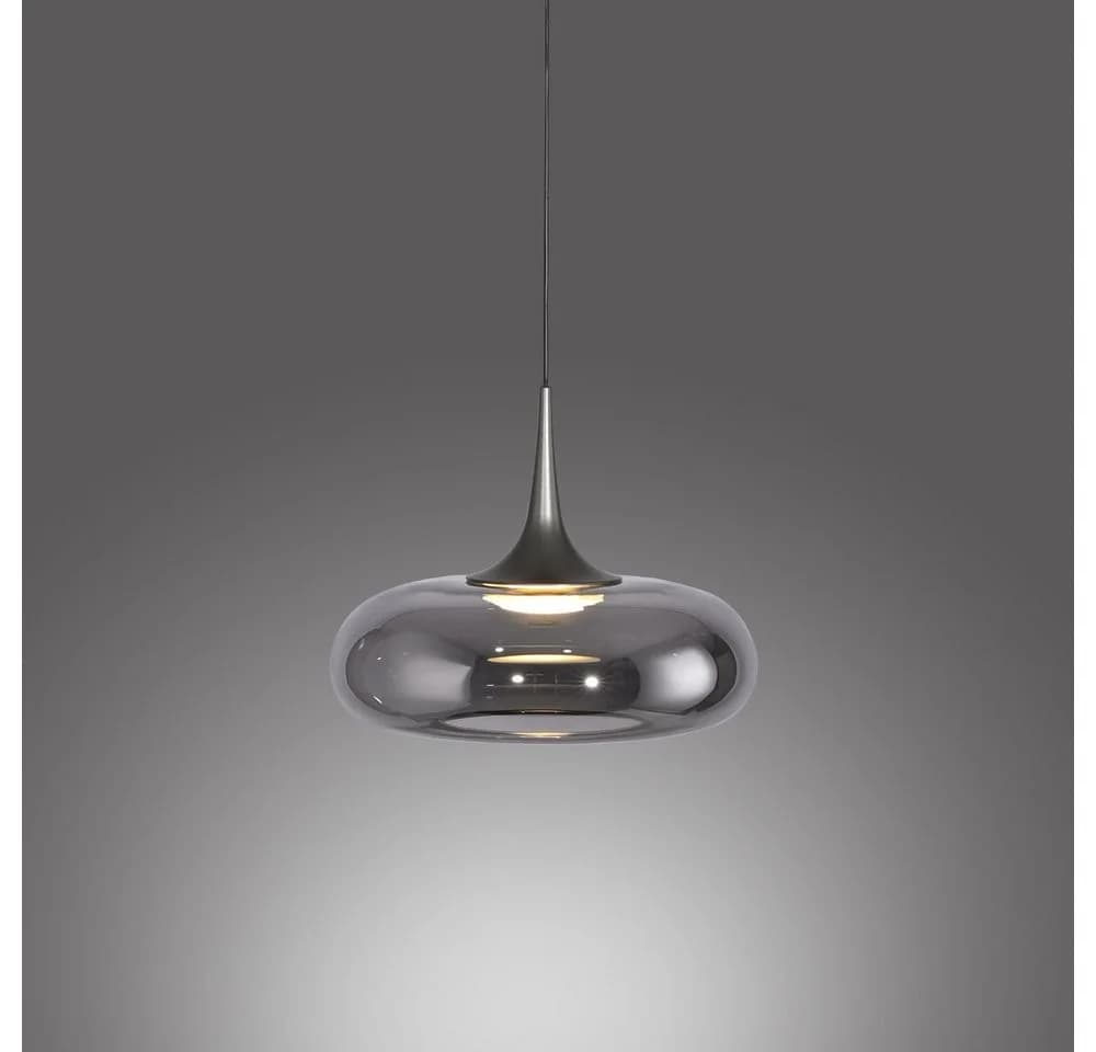SCHÖNER WOHNEN LED-Hängelampe Posh 1-fl. Rauchglas 3.000 K - Bild 3
