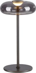 JUST LIGHT LED Tischleuchte Posh SW, dimmbar, Memoryfunktion, 1xLED-Board, Rauchglas Bild 2