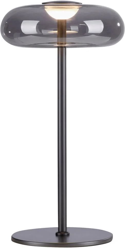 JUST LIGHT LED Tischleuchte Posh SW, dimmbar, Memoryfunktion, 1xLED-Board, Rauchglas - Bild 3