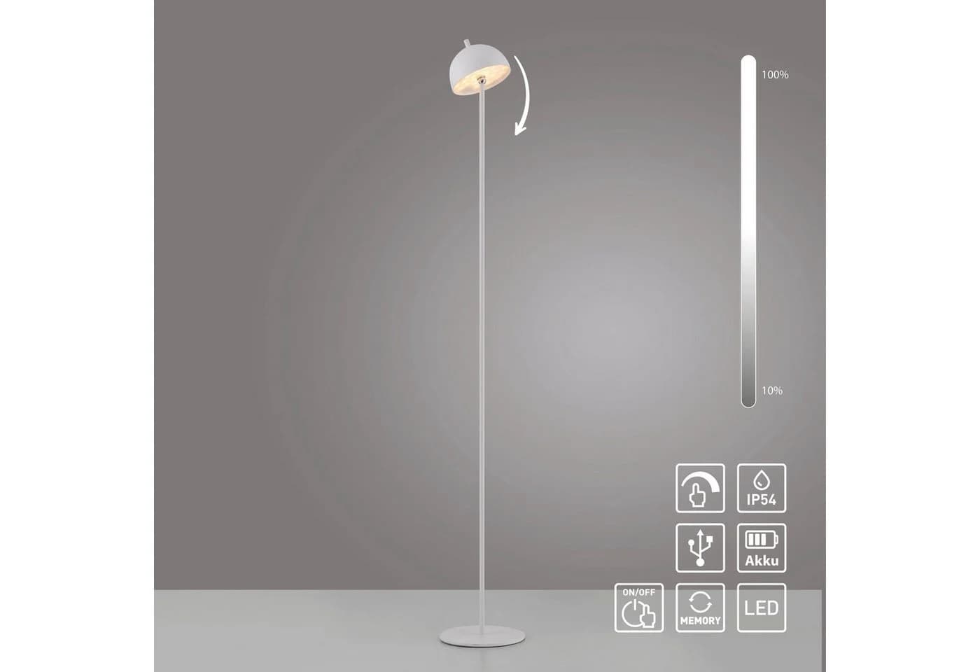 LED-Akku-Stehleuchte - Modern und Exklusiv - Bild 3