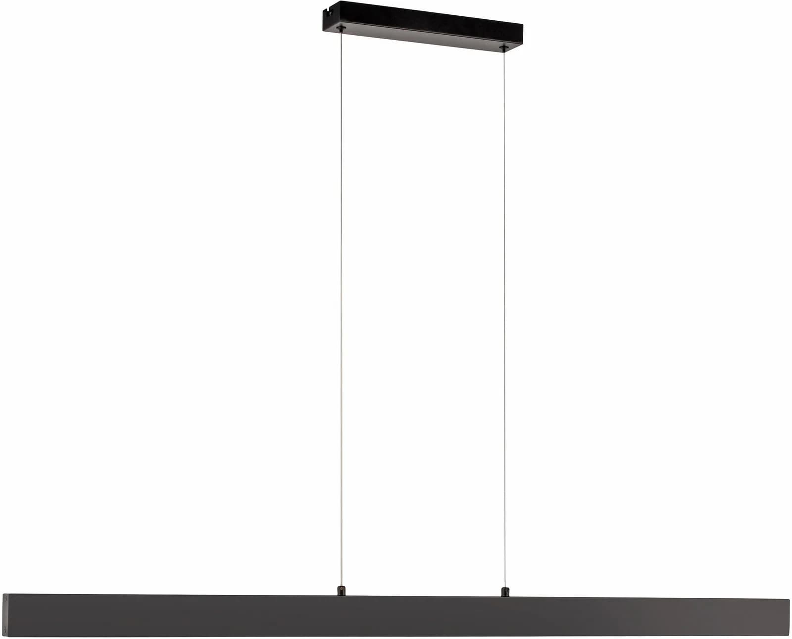 JUST LIGHT LED Deckenleuchte DRITTO Schwarz Minimalistisch