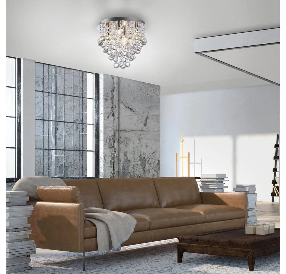 JUST LIGHT LED Deckenleuchte Kulunka 4xG9 Kristall Chrom - Bild 3