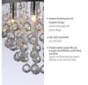 JUST LIGHT LED Deckenleuchte Kulunka 4xG9 Kristall Chrom Bild 4