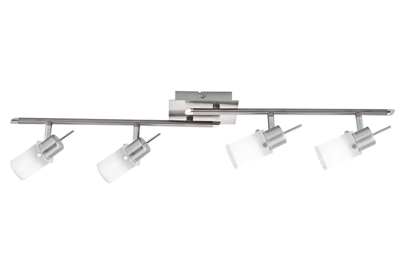 JUST LIGHT Deckenleuchte MAX LED Silber 4-fach LED
