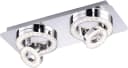 JUST LIGHT Deckenleuchte TIM Modern Grau Chrom 4-fach LED Bild 2